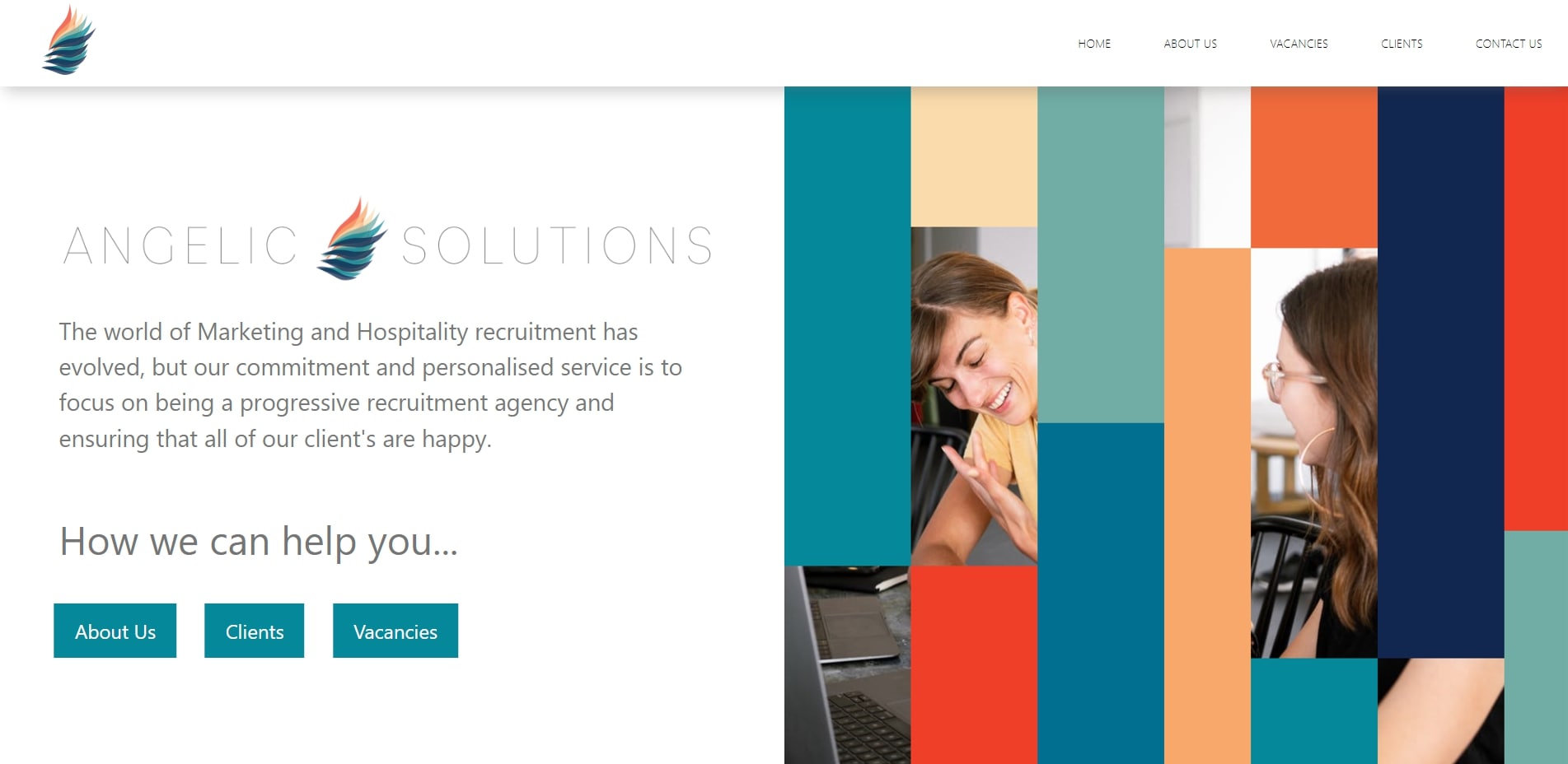 screenshot of website example 1